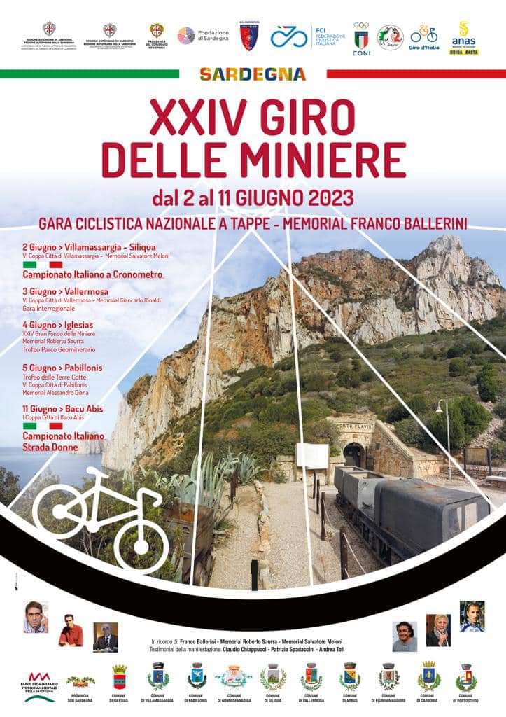 Giro delle miniere Sulcis giugno 2023